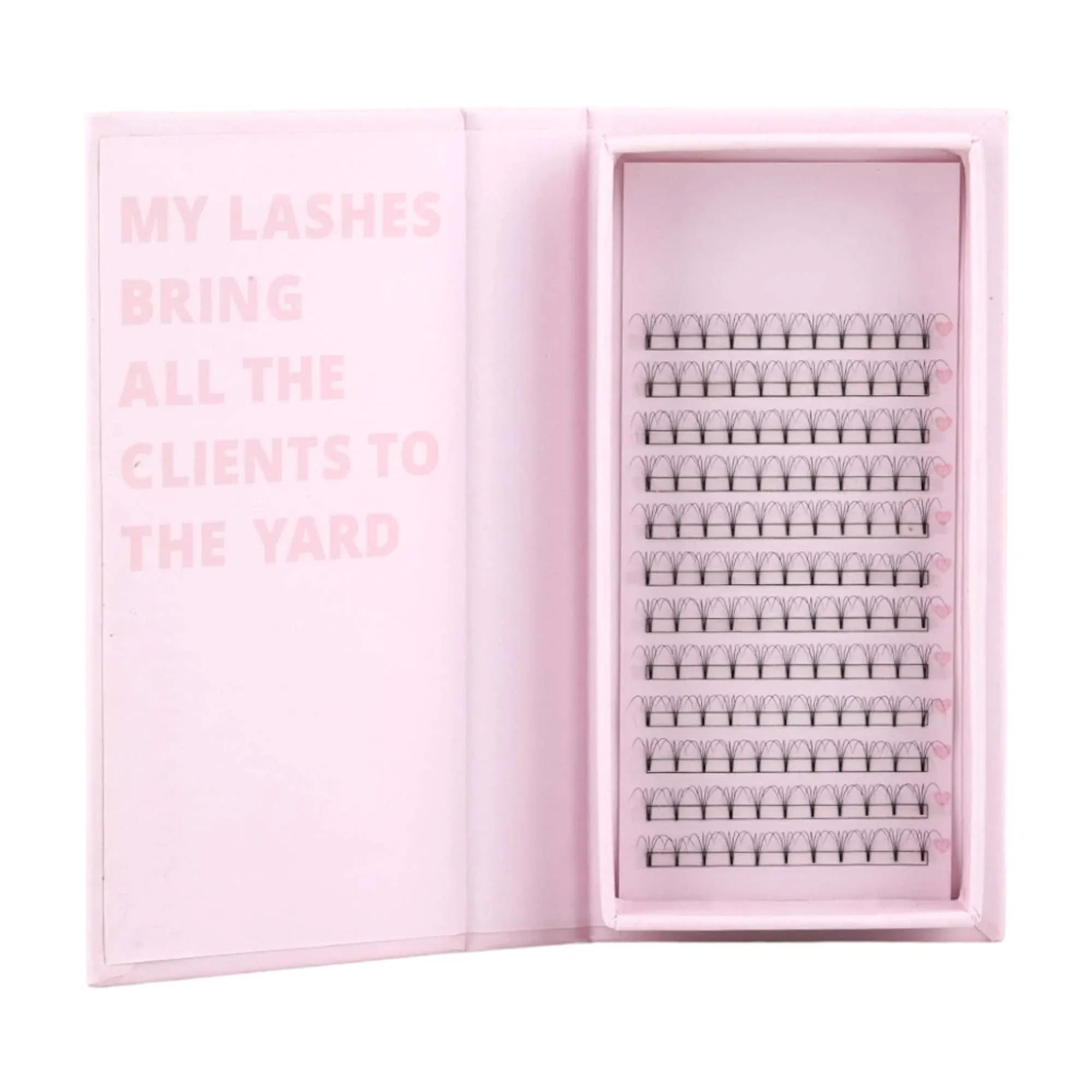 Miosh Eyelash Extensions - 4D Premade Volume Short Stem Eye Lash 0.10 / D CURL